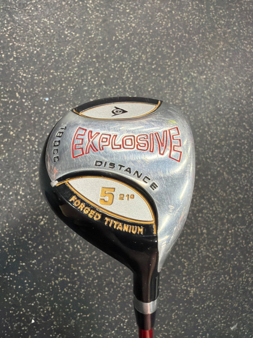 Vist Large View of Product Image Which is Used Dunlop EXPLOSIVE Mens Fairway Wood RH 5 Wood