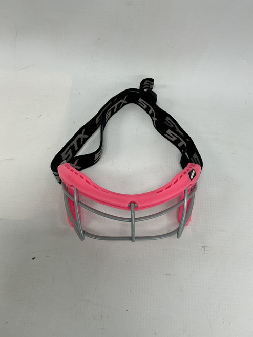 Vist Large View of Product Image Which is Used STX ROOKIE-5 Lacrosse Facial Protect Pink Junior