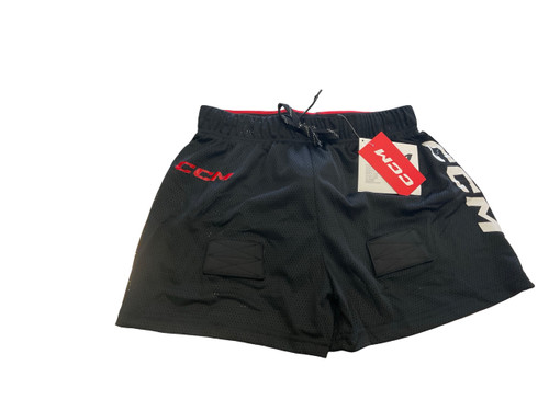 Vist Large View of Product Image Which is New CCM Hockey Short w/ Protective Cup- Youth Small