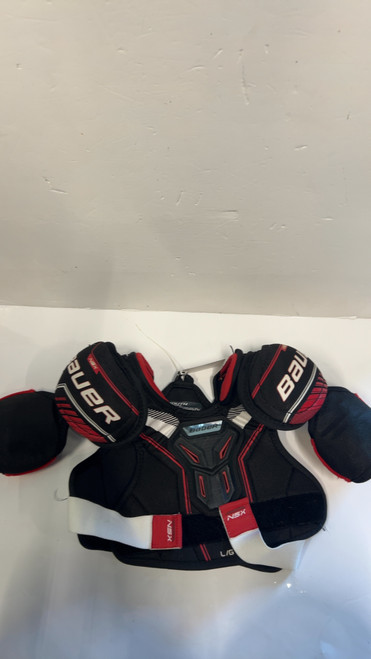 Vist Large View of Product Image Which is Used Bauer NSX S/P Youth Shoulder Pads LG