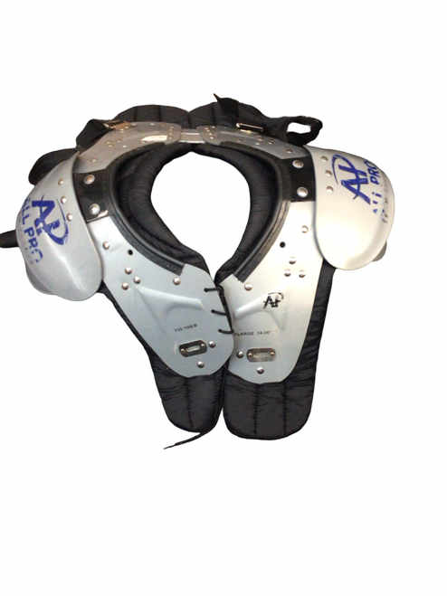 Vist Large View of Product Image Which is Used ALL SPORTS AMERICA FB Shoulder Pads Grey XS