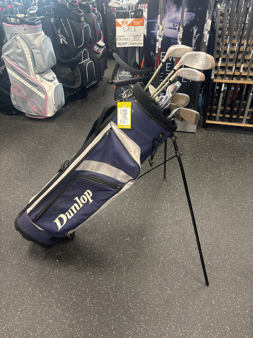 Vist Large View of Product Image Which is Used DONNAY EVOLUTION II W DUNLOP BAG Womens Package Set RH Navy Blue 13 Piece