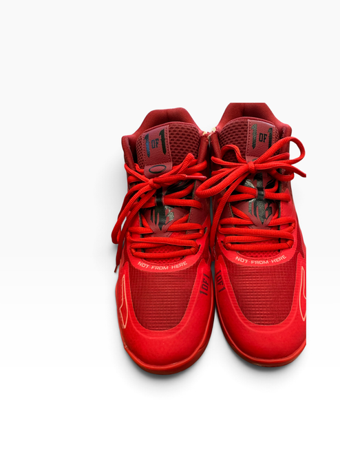 Vist Large View of Product Image Which is Used Puma MELO INTENSE RED Basketball Shoes M White Senior 12