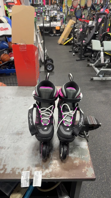 Vist Large View of Product Image Which is Used Rollerblade SPITFIRE Senior Aggressive Skates Pink Adjustable