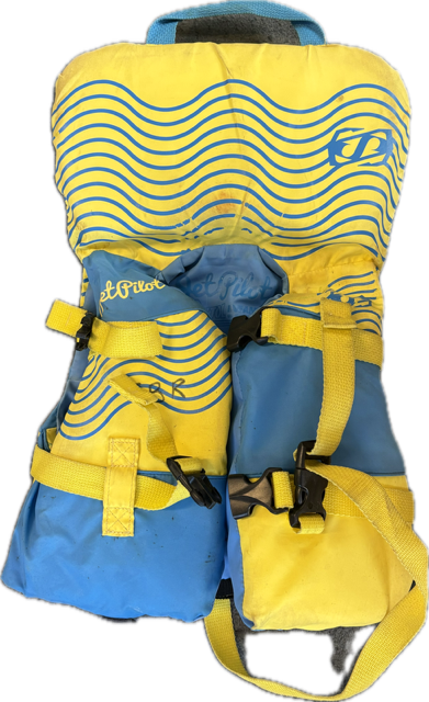 Vist Large View of Product Image Which is Used Child PFD Yellow Infant 0-30