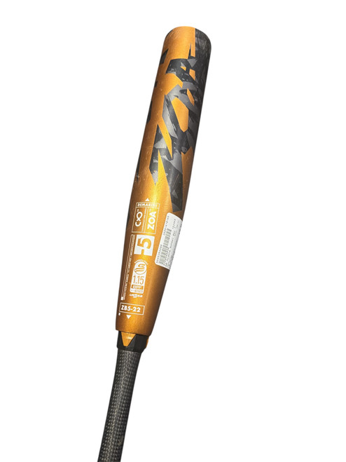 Vist Large View of Product Image Which is Used Demarini ZB5-22 BB/SB USSSA 2 5/8 Bat Black And Copper 32"