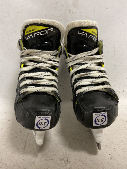 Vist Large View of Product Image Which is Used Bauer VAPOR 3X PRO Youth Hockey Skate Black Youth 11.5