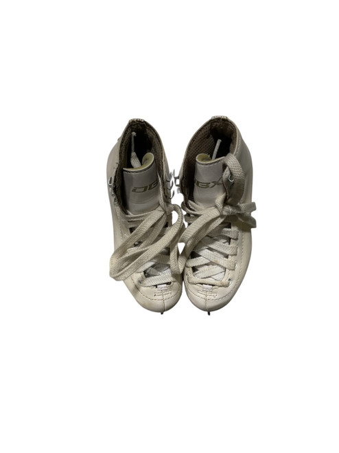 Vist Large View of Product Image Which is Used DBX Girls Figure Skate White Youth 11.0