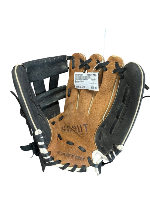 Vist Large View of Product Image Which is Used Easton SCOUT BB/SB Glove RH Throw None 10 1/2"