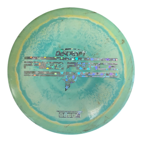 Vist Large View of Product Image Which is Used Discraft PIERCE PROTOTYPE Disc Golf Driver Green 177g