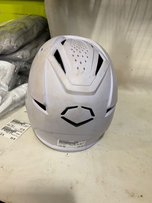 Vist Large View of Product Image Which is Used Evoshield BATTING HELMET Batting Helmet No Mask White MD