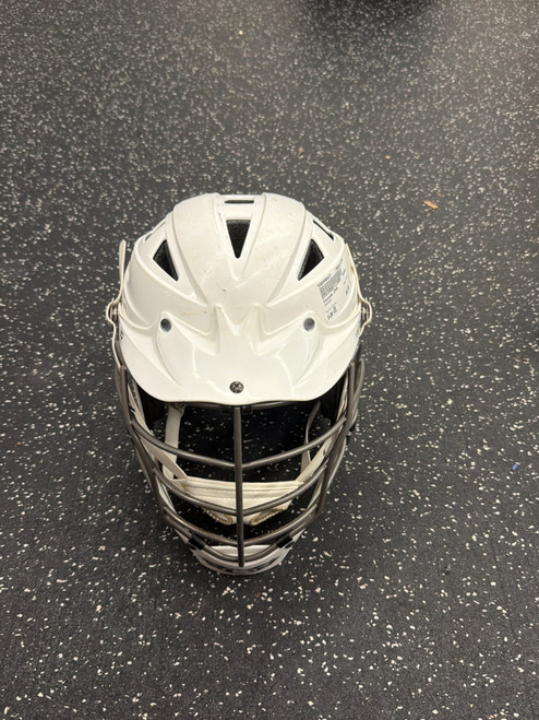 Vist Large View of Product Image Which is Used Cascade CPVR Lacrosse Helmet White One Size
