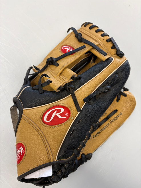 Vist Large View of Product Image Which is Used Rawlings PLAYER BB/SB Glove RH Throw Brown 11 1/2"