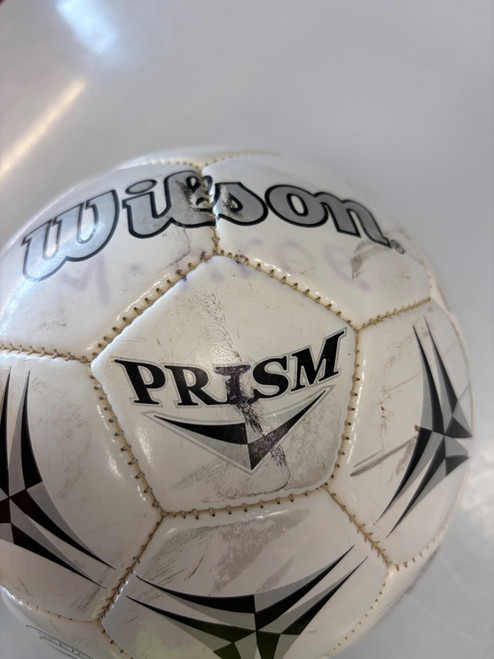 Vist Large View of Product Image Which is Used Wilson PRISIM All Size Soccer Ball White 4