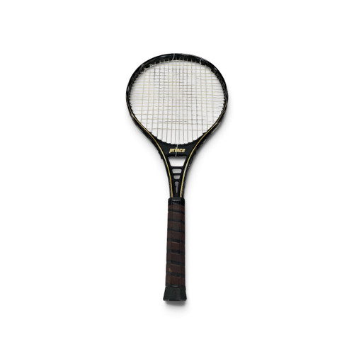 Vist Large View of Product Image Which is Used Prince PRO Adult Tennis Racquet Black 4 1/2"