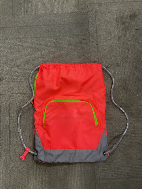 Vist Large View of Product Image Which is Used Under Armour DRAW STRING BAG Soccer Player Duffel Bag Coral