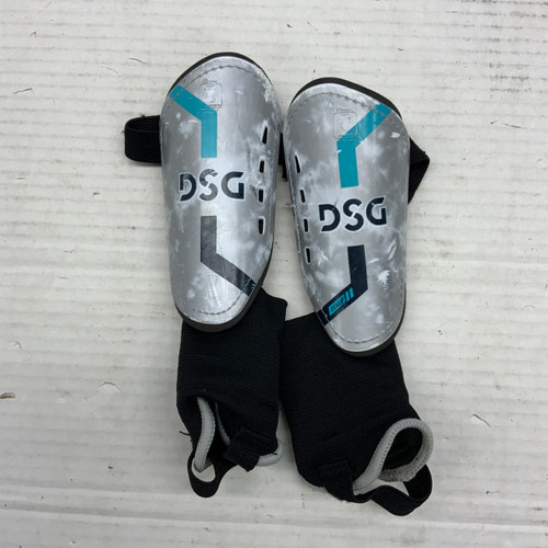 Vist Large View of Product Image Which is Used Dsg Soccer Shin Guards Youth Grey Youth