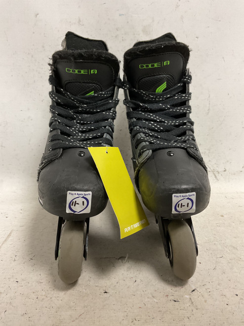 Vist Large View of Product Image Which is Used Tour CODE 9 Junior Roller Quad Skates Black Adjustable