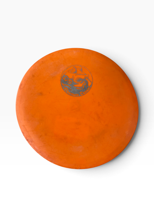 Vist Large View of Product Image Which is Used DEMON Disc Golf Mid Range Orange