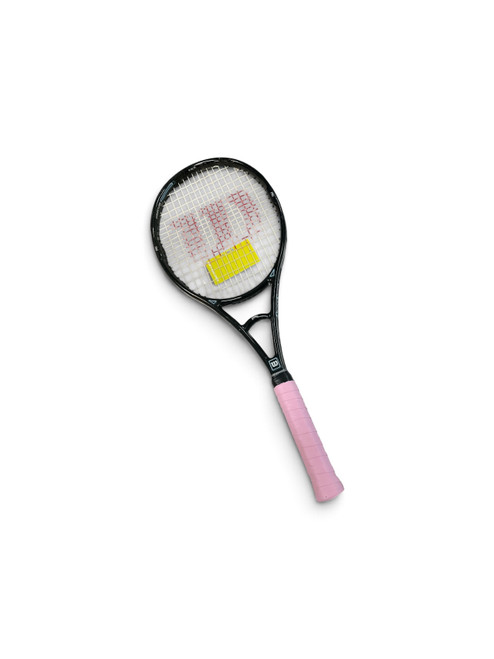 Vist Large View of Product Image Which is Used Wilson STING 7.0 Adult Tennis Racquet Black Unknown