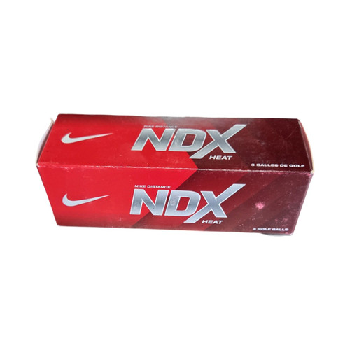 Vist Large View of Product Image Which is Used Nike NDX HEAT 3 PK BALLS 3 Ball - Golf Ball Sleeve