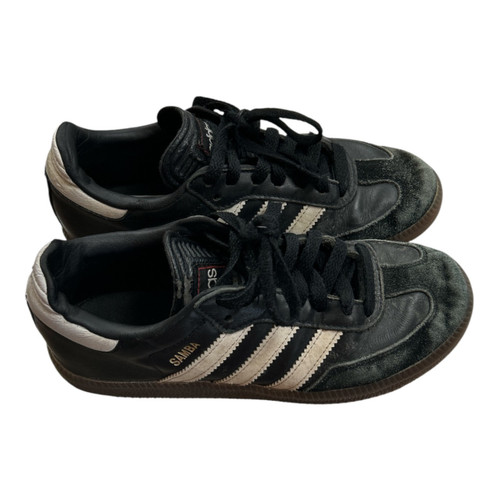 Vist Large View of Product Image Which is Used Adidas SAMBA 3.5 SHOES Soccer Turf Shoes Black Junior 03.5