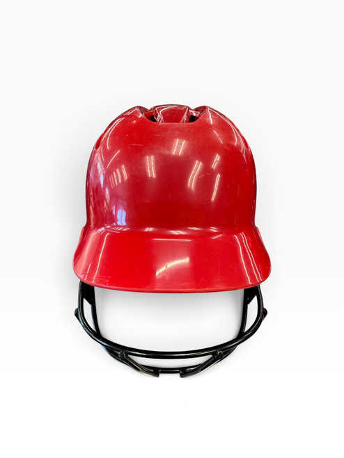Vist Large View of Product Image Which is Used Demarini BATTING HELMET Batting Helmet w/Mask Red One Size