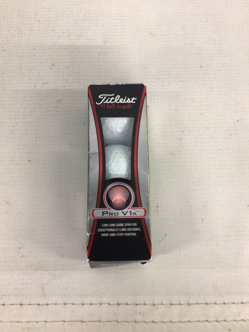 Vist Large View of Product Image Which is Used Titleist PRO V1X 3 Ball - Golf Ball Sleeve