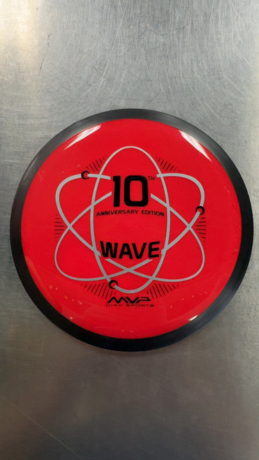 Vist Large View of Product Image Which is Used MVP 10TH ANN. ED. WAVE Disc Golf Driver Red