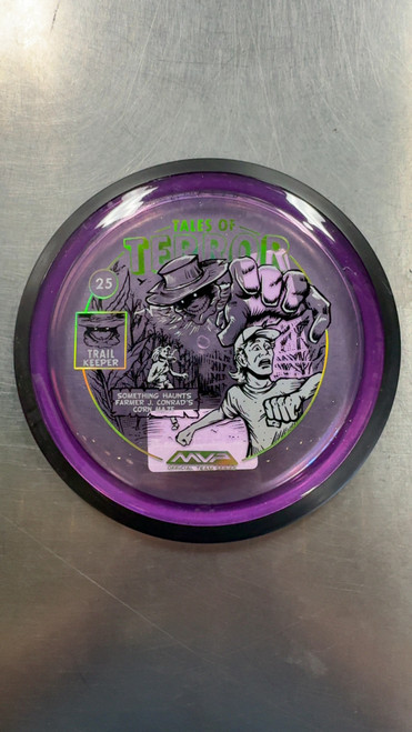 Vist Large View of Product Image Which is Used MVP HALLOWEEN SPEC ED. JAMES CONRAD TRAIL Disc Golf Driver Purple