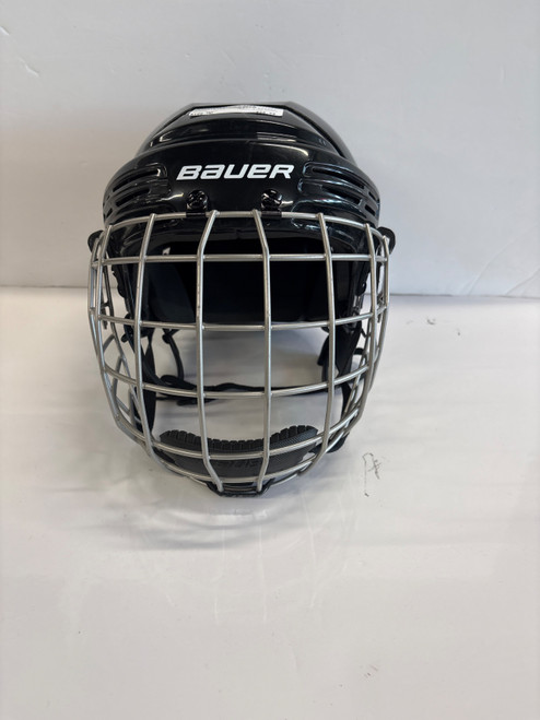 Vist Large View of Product Image Which is Used Bauer 2100 COMBO Helmet Cage Combo Black MD