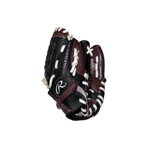 Vist Large View of Product Image Which is Used Rawlings PLAYERS SERIES BB/SB Glove T-ball Black 9"