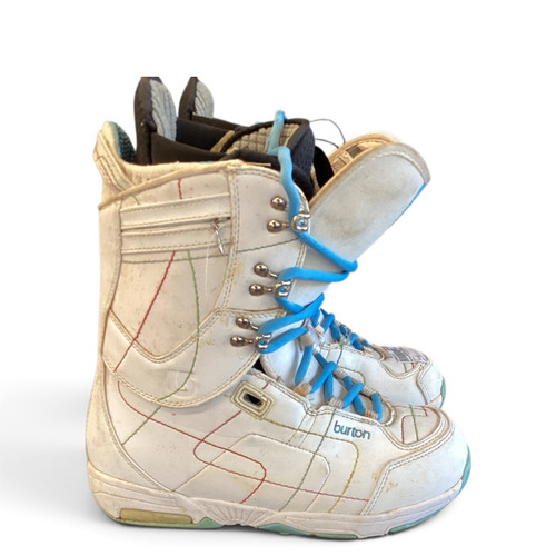 Vist Large View of Product Image Which is Used Burton SAPPHIRE WOMENS Womens Snowboard Boots White Senior 9