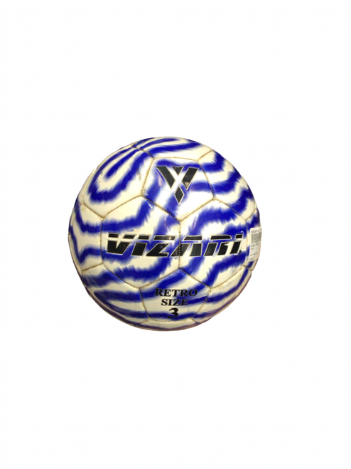 Vist Large View of Product Image Which is Used Vizari RETRO All Size Soccer Ball Royal Blue 3