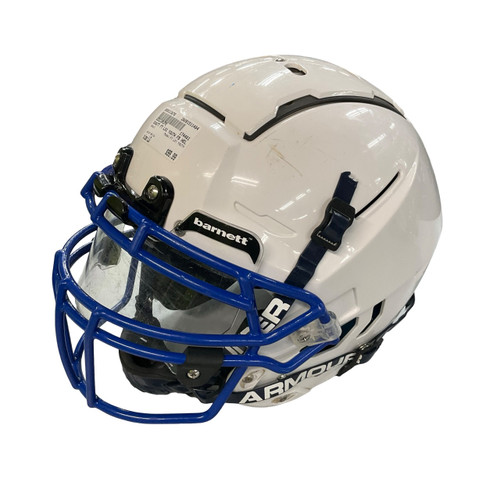 Vist Large View of Product Image Which is Used Schutt F7 LX1 YOUTH FB Helmet White LG