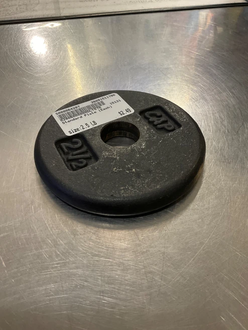 Vist Large View of Product Image Which is Used Standard Plate (Each) 2.5 lb