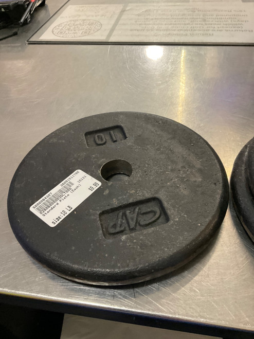 Vist Large View of Product Image Which is Used Standard Plate (Each) 10 lb