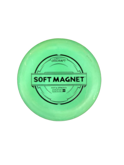 Vist Large View of Product Image Which is Used Discraft SOFT MAGNET Disc Golf Putter Green 179g