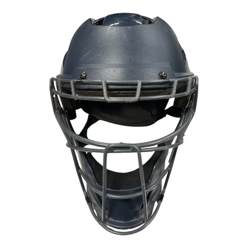 Vist Large View of Product Image Which is Used Easton PROWESS P2 Catchers Helmet w/Mask Navy Blue One Size