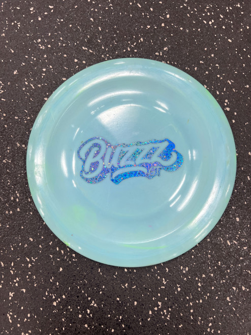 Vist Large View of Product Image Which is Used Discraft ESP BUZZZ GT Disc Golf Mid Range Royal Blue
