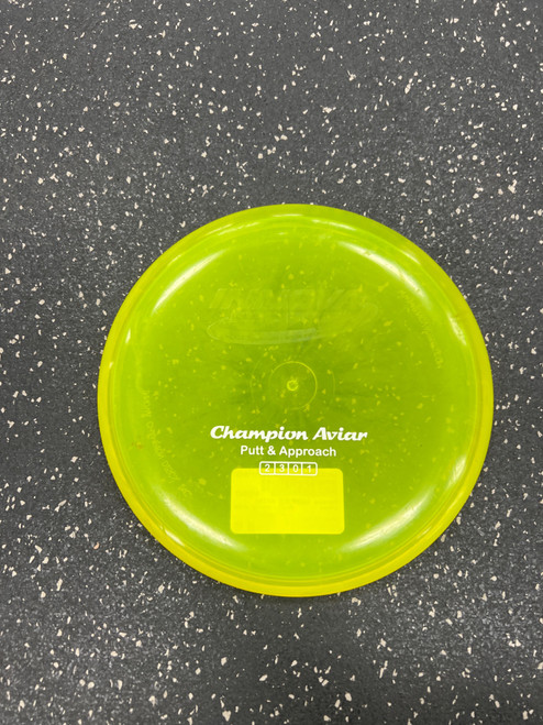Vist Large View of Product Image Which is Used Innova CHAMPION AVIAR Disc Golf Putter Yellow