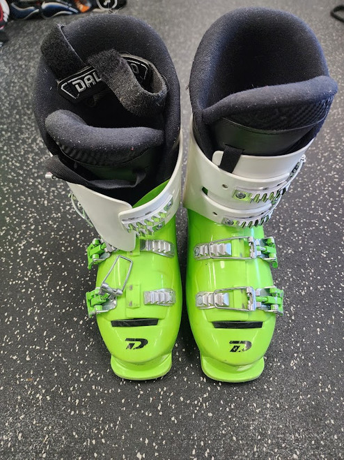Vist Large View of Product Image Which is Used Dalbello DRS 70 Boys DH Ski Boot Neon Green 245 MP - M06.5 - W07.5