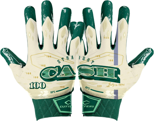 Vist Large View of Product Image Which is Used Cutters REV PRO 5.0 ADULT FB Gloves Green 3X