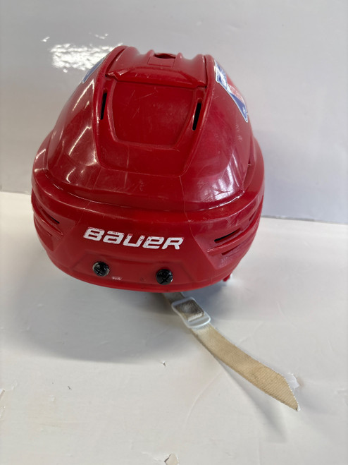 Vist Large View of Product Image Which is Used Bauer RE AKT 85 Hockey Helmet Only Red MD