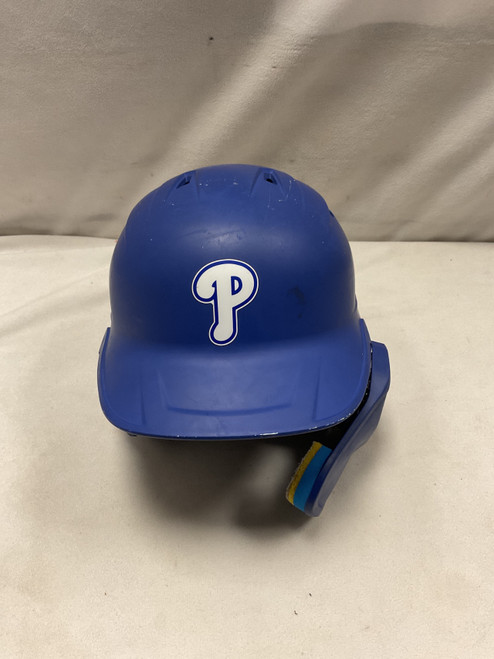 Vist Large View of Product Image Which is Used Rawlings 6 3/8 - 7 1/8 Batting Helmet No Mask Royal Blue One Size