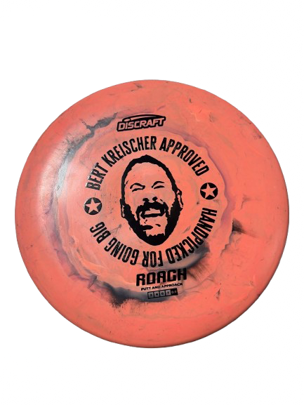 Vist Large View of Product Image Which is Used Discraft JAWBREAKER ROACH - BERT KREISCHER Disc Golf Putter Orange
