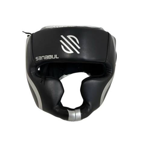 Vist Large View of Product Image Which is Used Sanabul Boxing Headgear Black