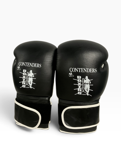 Vist Large View of Product Image Which is Used CONTENDERS BOXING GLOVES Boxing Gloves Black Senior