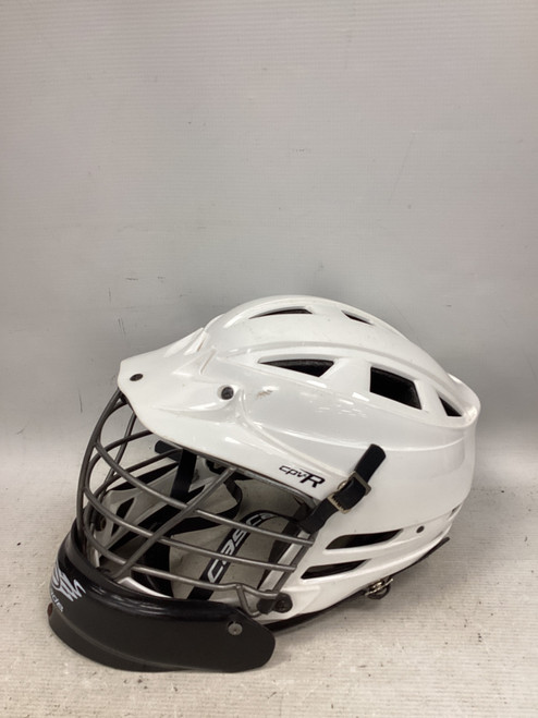 Vist Large View of Product Image Which is Used Cascade CPV-R GOALIE Lacrosse Helmet White XS/S