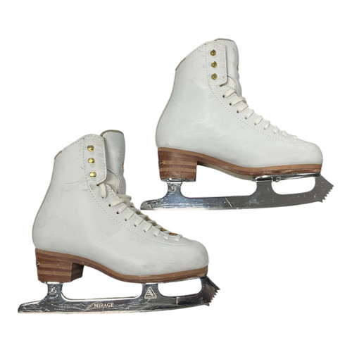 Vist Large View of Product Image Which is Used Jackson ELLE Girls Figure Skate White Junior 03